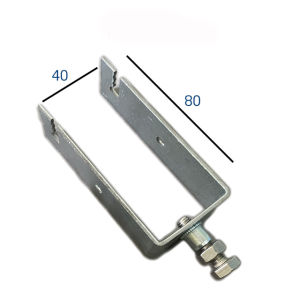 Pát Chữ U 40x80 Pin Năng Lượng Mặt Trời_Kẹp Kín Nước_Bulong Inox 304_ Bát Kẹp Dưới Solar