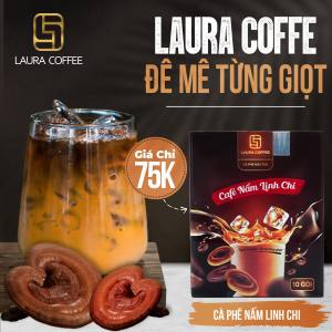 Combo 2 Hộp Cafe Nhật Kim Anh - Cà Phê Nấm Linh Chi và Cafe Đông Trùng Hạ Thảo Laura Coffe