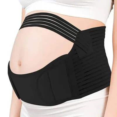 Maternity Belt 3-in-1 Belly Band Support for Pelvic/ Back/ Waist Pain Relief Maternity Band Belly Support for Pregnancy with Adjustable Size and Lightweight Materials