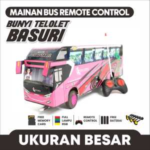 Mainan anak bus Telolet Basuri full lampu dan suara musik BP19