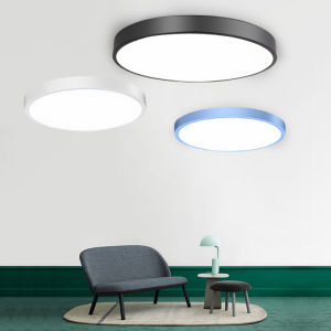 CANMEIJIA Led Ceiling Lights Round 3 Colors Change Ceiling Lamp 30W 50W 70W Modern Tricolor Surface Mount Panel Light for Living Room Bedroom Kitchen Indoor Lighting Fixture 5 Year Warranty