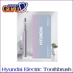 Hyundai IPX8 Waterproof Ultrasonic Sonic Electric Toothbrush with Tongue Cleaning Brush