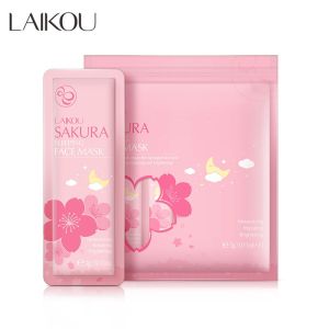 [Mua 1 Tặng 1] LAIKOU Mặt Nạ Ngủ Sakura Nhật Bản Kem Làm Sáng Chống Mụn Giảm Nếp Nhăn Chống Lão Hóa 15 Chiếc