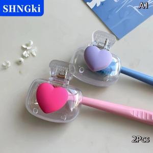 [COD] 🔥🔥🔥SHNGki 2 cái kẹp bàn chải đánh răng hình trái tim hộp đựng đầu bàn chải đánh răng chống bụi du lịch cầm tay nắp bảo vệ bàn chải đánh răng