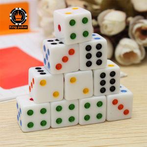 Bộ 6 viên xúc xắc vuông 6 màu sử dụng chơi game