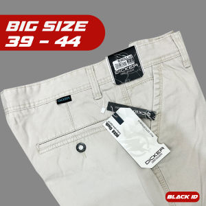 new Celana Panjang pria big size jumbo  bahan kanvas premium terbaru warna putih tulang dicker dillca