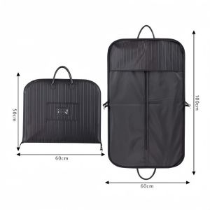【SG Stock】Suit Storage Bag Foldable Business Travel Hanging Clothes Protective Dust Cover with Handle Waterproof Oxford Fabric Suit Carrier Bag