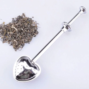 Heart Shape Stainless Steel Loose Leaf Tea Infuser Spoon Strainer Herbal