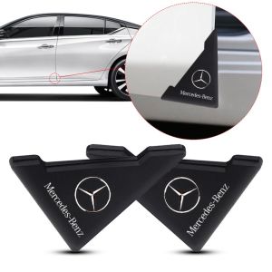 2PCS Car Door Corner Cover Silicone Anti-Collision Stickers Car Accessories for Mercedes Benz W212 W204 W213 W205 W211 A180 A200 B180 C180 E200 CLA180 GLB200 GLC300 S CLS GLA GLE Class