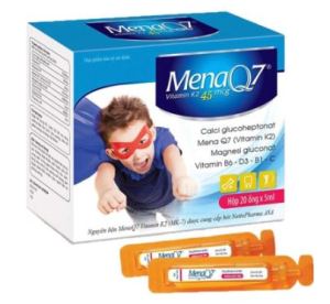 Bổ sung canxi Midu MenaQ7 K2 45mcg – Phát triển chiều cao cho trẻ em và giúp xương chắc khỏe