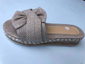 Free Shipping African-Style Platform Sandals With A Bow WomenS One-Strap Design Wedge Heel And Oversized Platform WomenS Sandals