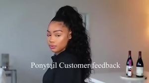 I have a drawstring ponytail made with 100% genuine hair 100 grams Brazilian Remy hair in a natural black color and it comes with a clip.