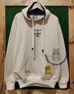 hoodie pria bandung Sweater Hoodie Pria Terbaru Kekinian KREM CREAM GOOD VIBES SIZE JUMBO M L XL XXL Murah Berkualitas Bahan Cotton Taiwan SUITER Tebal WARNA HITAM Dan Lembut Keren Termurah Distro COD Bisa Bayar Ditempat terlaris