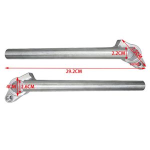 VOYUE Aluminum Alloy Motorcycle Handlebar DIY Refit Silver for NAKED Handle Bar Durable Modified Handlebars Outdoor