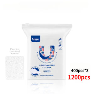 Us Ultra Thin Cotton Pads 1200pcs Patent Embossed Texture