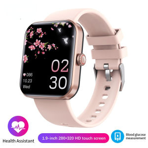 2025 NEW Blood Glucose Smartwatch Electrocardiogram Temperature Blood Oxygen Sleep Monitoring ECG+PPG Sports Smart Watch 智能手表