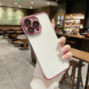 Zeallion Ultra Thin Frameless Silicone Bumper Sticker Half Phone Case For [iPhone 14 Plus 12 13 Pro Max ] Camera Protector Len Cover