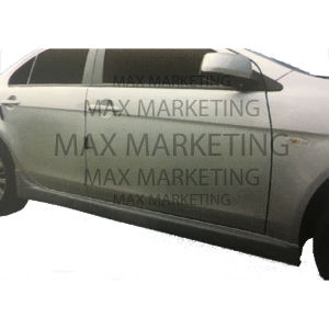 B1284 PROTON INSPIRA / LANCER SIDE SKIRT (EVO-10) FIBERGLASS BODYKIT