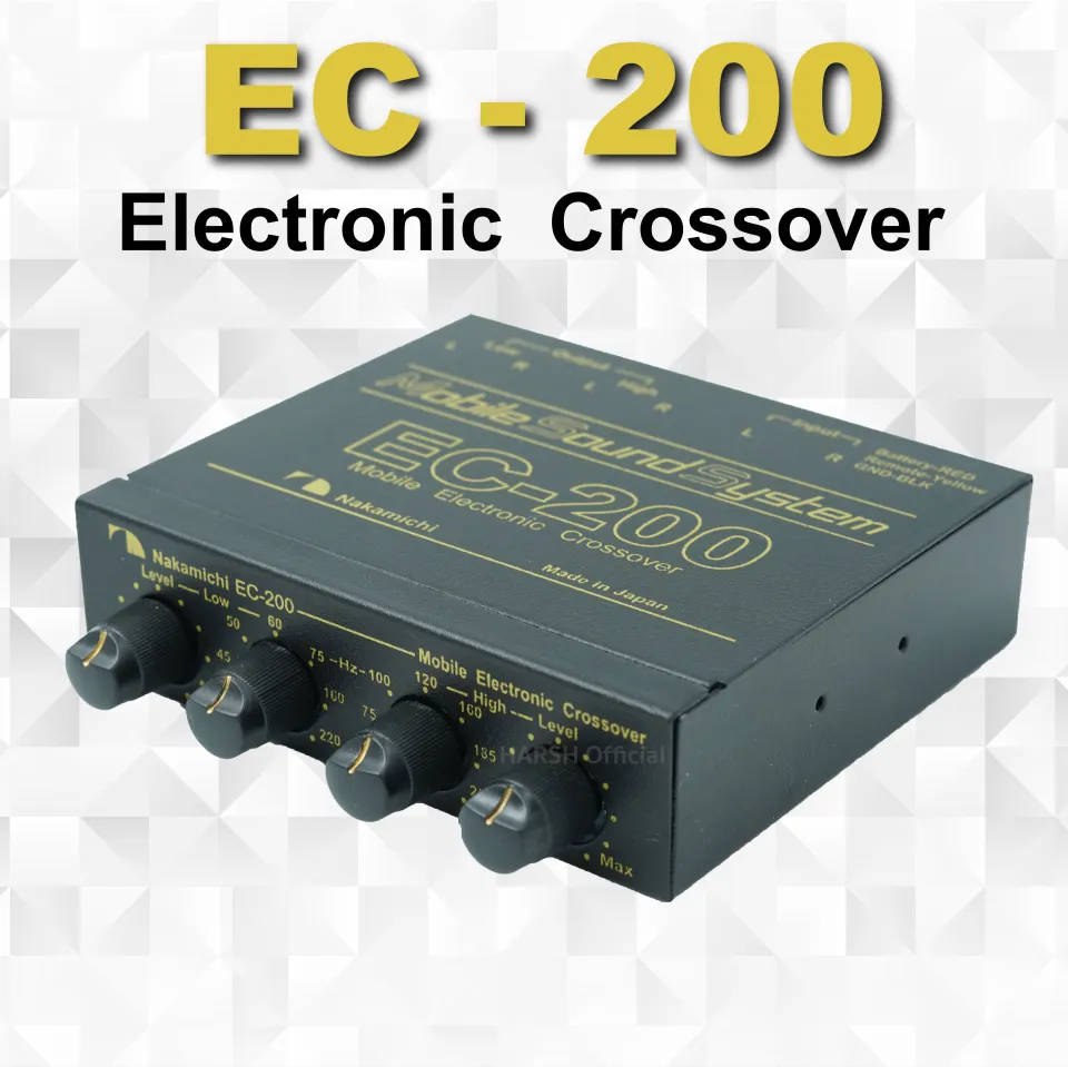 Nakamichi EC-200 モバイルエレクトロニッククロスオーバー NAKAMICHI, EC-200, ครอสโอเวอร์, CROSSOVER , Mobile Cross Over
