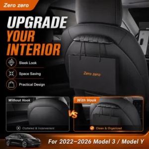 For Tesla Model 3 Y Phone Holder Back Seat Hook 2023 2026 Hidden Seat Storage Hanger Glove Mount Organizer Zero zero