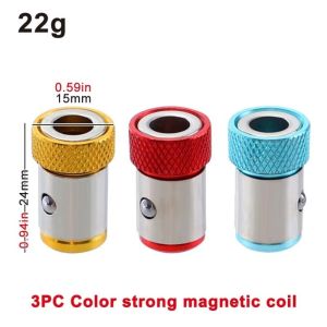 DIVATEN 1/4 Inch ic Screwdriver Bit Holder Removable Part Anti-Corrosion izer Steel Sleeve Universal Strong izer Screwdriver Head Bit Holder For Power Tools