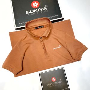 Áo Thun Nam cổ bẻ SUKIYA hàng chất đẹp mềm mịn thấm hút mồ hôi AT06