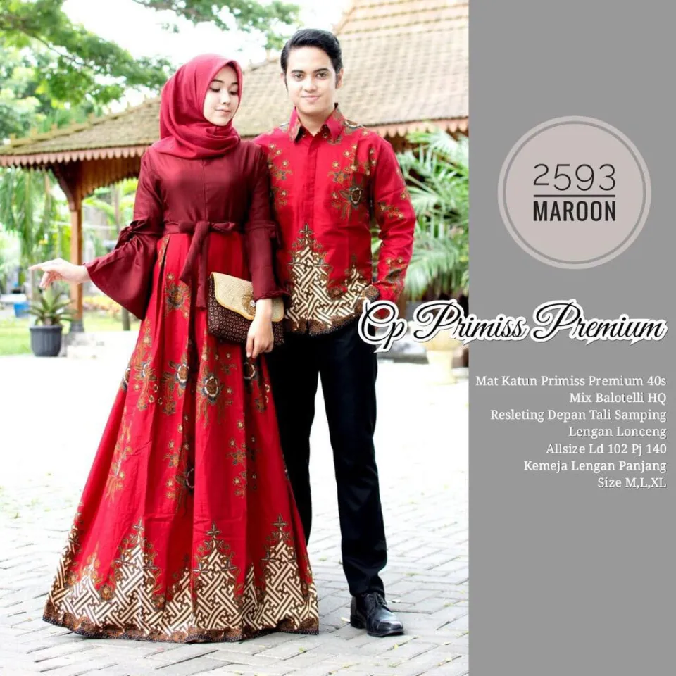 TERMURAH!! TERLARIS TERBARU!Baju Batik Couple Baju Muslim
