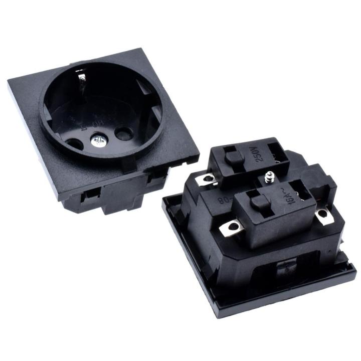 Eu Female Socket Black 16A 250V 4000W Industrial AC Extended Power Cord ...