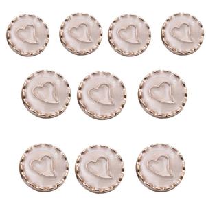 10 miếng nút Khâu thủ công với nút kim loại lỗ tròn để đồ thủ công nghệ thuật cho việc may vá trang trí quần áo đan may