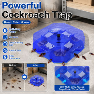 Cockroach Trap Cockroach Catcher Roach Killer Bait Sticky Trap Indoor Bug Catcher Pest Control Cockroach Box Color Pack