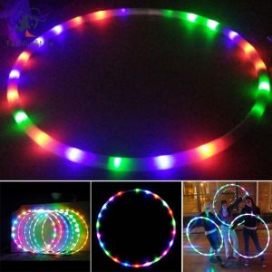 Mainan Hula Hoop Anak Mainan Edukasi Bongkar Pasang LED Hula Hoop