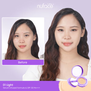 Nuface Flawless+ Serum Cushion with SPF 30 PA+++ Medium to High Coverage