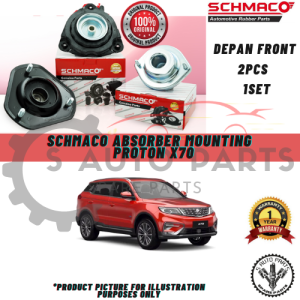 PROTON X70 (FRONT 2PCS) ABSORBER MOUNTING 100% SCHMACO