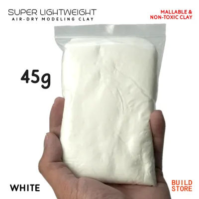 45g 190g Super Foam Clay Lightweight Air Dry Modeling Clay Blocks Arts Crafts Airdry Moldable