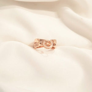Deux - Cincin Wanita Silang Juntai Premium