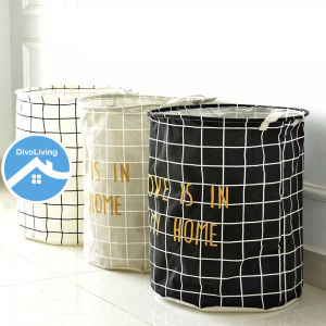 READY STOCK❤️Laundry basket Bag cartoon Basket Large-Capacity Waterproof Dirty Cloth Laundry Basket / Bakul Baju Kotor / Bakul Mainan