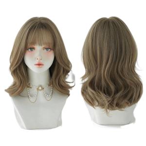 AEGYOSHOPPE -D143 full wig korea rambut palsu satu kepala 45 cm Wig Rambut Palsu Wig Wanita Korea Style Aesthetic Premium Fiber COD