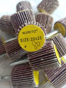 Nhám trụ - Đầu chà nhám trục 6mm - Đầu mài vải nhám hình trụ - diennuocvutu
