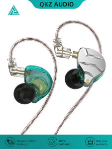Original QKZ ZX11DD HIFI Metal Wirled Earphones Subwoofer Music Gaming Sport Monitor Living Sing Earbuds Noise Cancelling Headphones Detachable Audio Cable (PK ZSN PRO EDX Pro ZST ZSX ZS1)