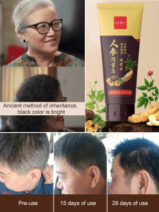 【White to Black】Ginseng and Polygonatum odoratum Hair Care Shampoo Dr Even Beauty He Shou Wu Shampoo Hair Care Hair White to Black