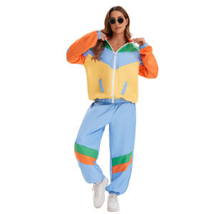 2024 New Men and Women R 70 S Disco Costume Hippie Dance Stage Performance Costume