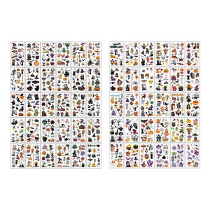 Halloween DecorationsTemporary TattooesFake Tattooes Stickers Trick or Treats Party Supplies Goodie Bag Stuffers