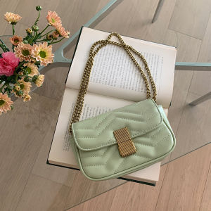 Tas Wanita Selempang Wanita Sling Bag Tas Wanita Terbaru Kekinian 2022 Tas Korea Import Wanita Termurah Tas Bahu Tas Messenger Tas Rantai Kulit Tas Kasual Cewek bahan PU Leather Premium