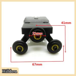 [Hilldora] ล้อเปิดสำหรับตู้ชิ้นส่วนประตูตู้เสื้อผ้าบานเลื่อนล้อบน ล่าง ล้อวิ่ง ไกด์ชุดรางเลื่อนแบบแขวนติดด้านข้าง