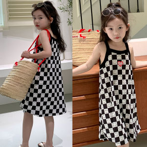 Dress for Kids Girls Sleeping Skirt Ice Silk Kuromi Dress Home Clothes Strap Dress for Kids Girls 3 to 8 years old
