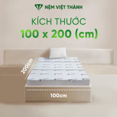 (Giao Hỏa Tốc HCM) Nệm Foam Hoạt Tính LIVING Gấp 3 Việt Thành Cao Su Kết Hợp Foam Cao Cấp Giúp Êm Ái Nâng Đỡ Cột Sống Kháng Khuẩn.