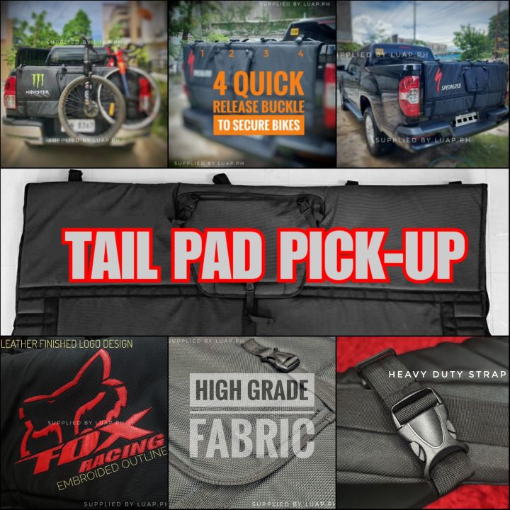 TAILGATE BIKE PAD PROTECTION COVER WITH STRAPS FOR MOUNTAIN BIKES