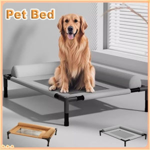 Elevated Cooling Dog Bed Dog Hammock Breathable Mesh Indoor Outdoor Washable Sturdy Portable Cat Bed