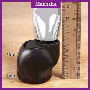 Mazhaha Rubber Bed Office Chair Wheel Stopper Furniture Legs Caster Cups Chair Feet Floor Protectors Felt Pads Bottom Prevents Scratches