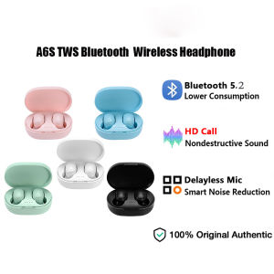 A6S TWS Wireless Bluetooth Headset 5.2 Earphone Sport Earbuds Headset with Mic For IOS And Android For Xiaomi Samsung Huawei iPhone Smartphone